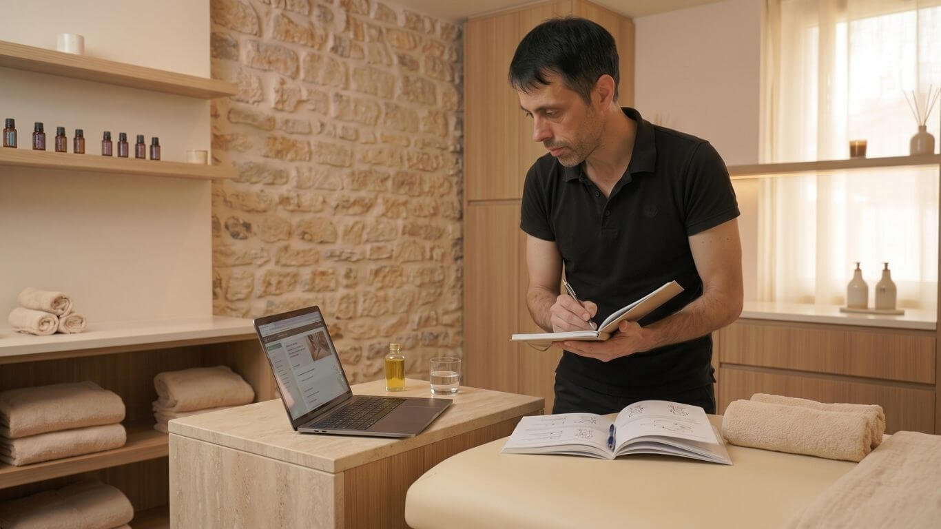 Apprentissage en ligne des fondamentaux du Massage Sportif sur la plateforme Bellaë