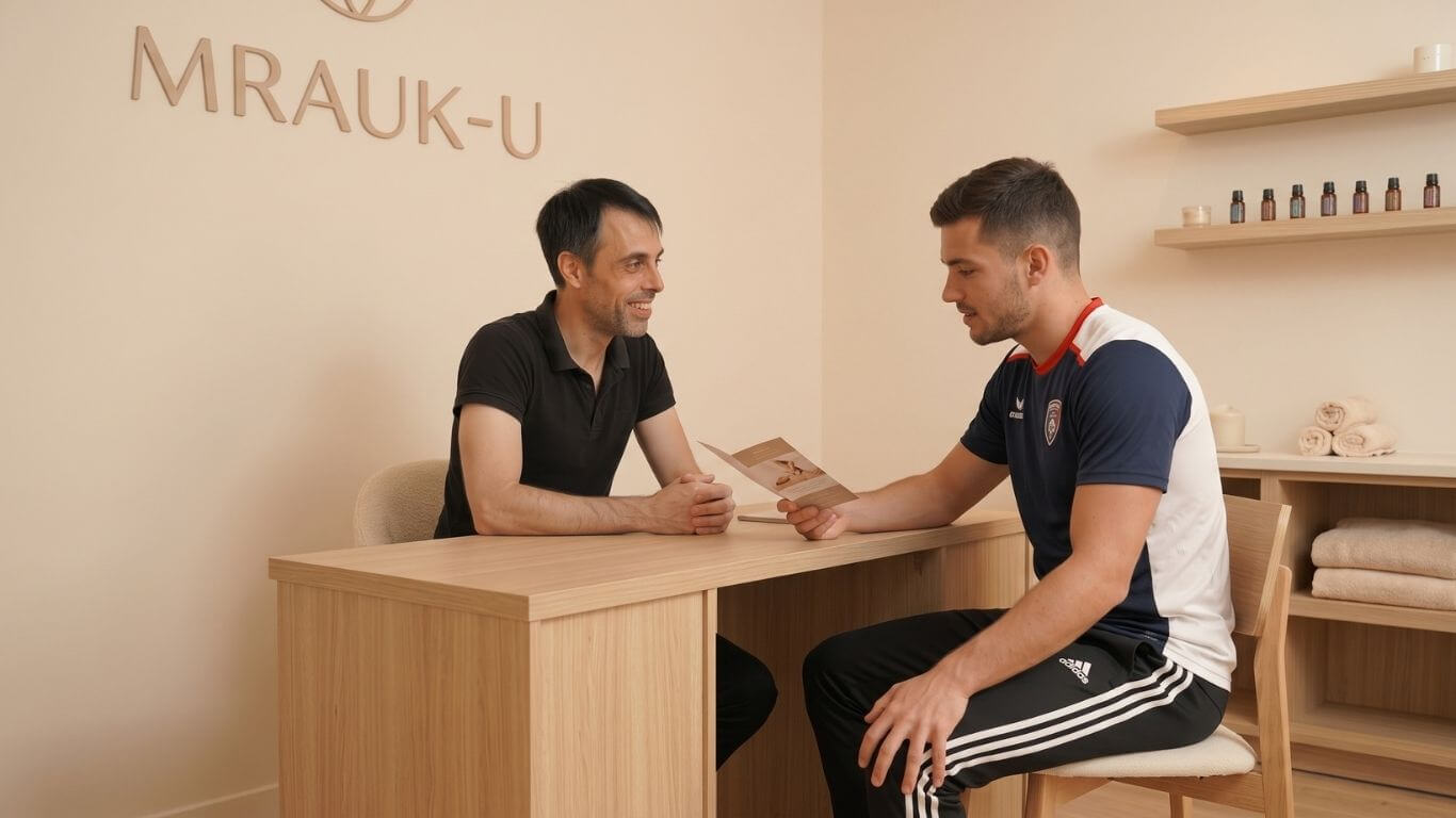 Formation Massage Sportif MRAUK-U — échange avec un professionnel de l'univers sportif
