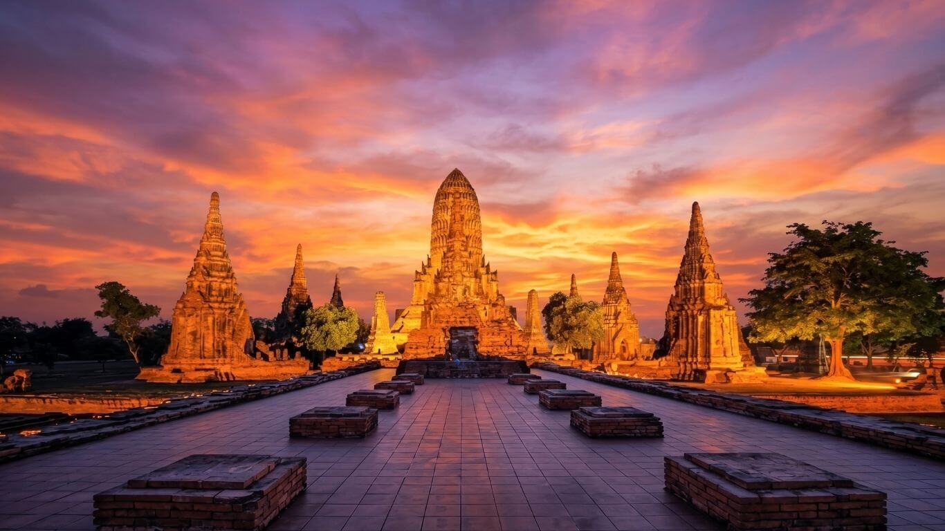 Ayutthaya — remonter dans l'histoire du Siam