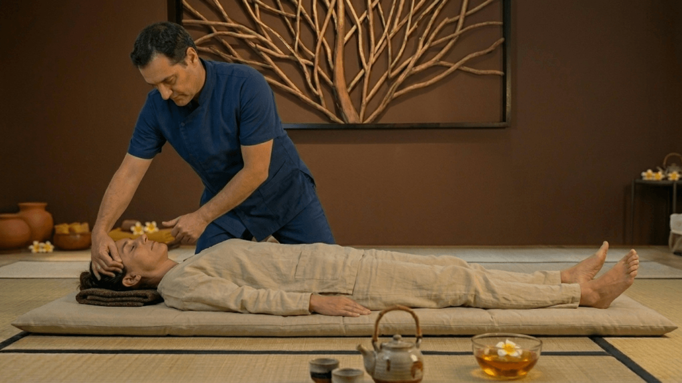 Transitions et fluidité pendant le Jour 3 de la formation Shiatsu bien-être