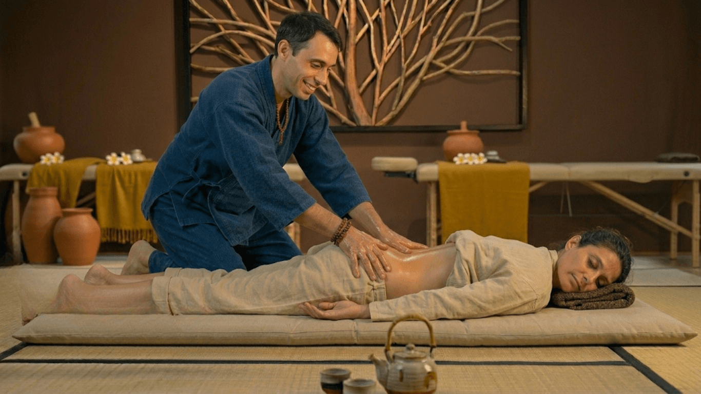 Séance complète et autonomie pendant le Jour 4 de la formation Shiatsu bien-être