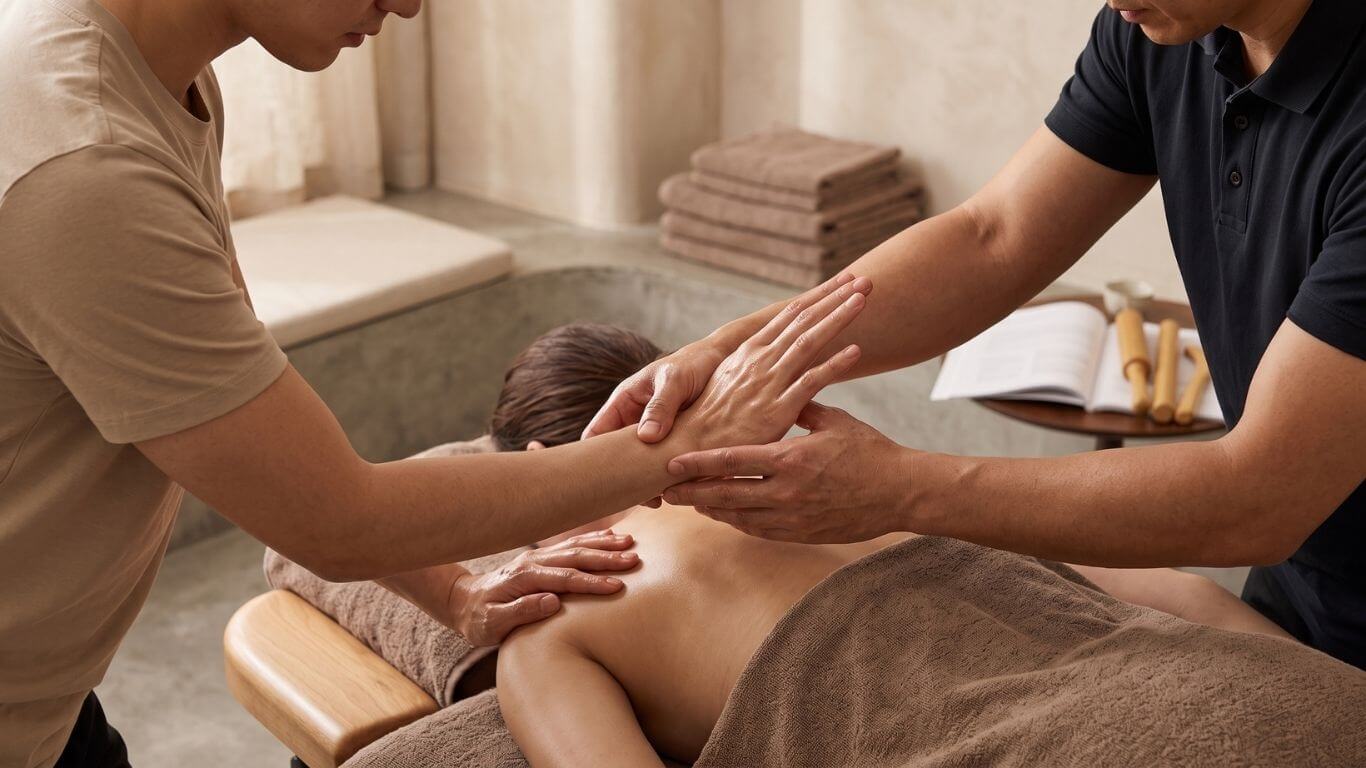 Apprentissage des gestes et techniques du Tuina